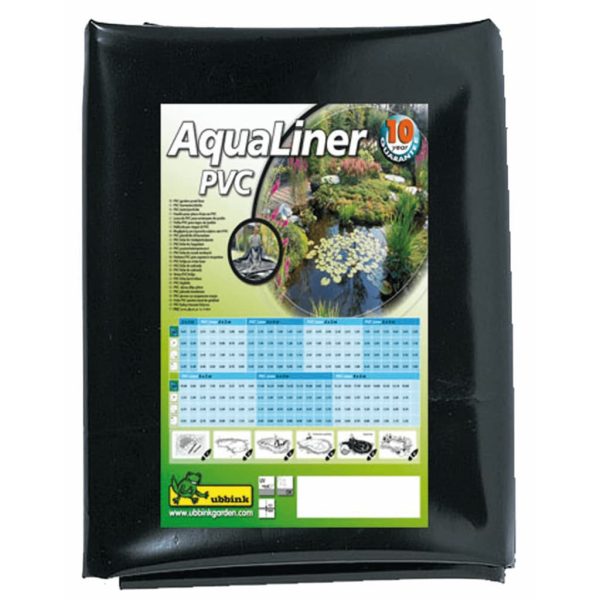 Ubbink obloga za ribnjak AquaLiner PVC 6 x 5 m crna
