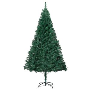 Umjetno božićno drvce s gustim granama zeleno 240 cm PVC