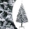 Umjetno božićno drvce sa snijegom zeleno 180 cm PVC