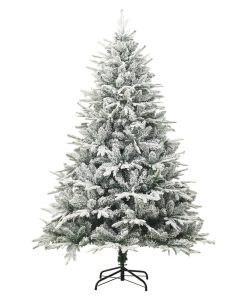 Umjetno božićno drvce sa snijegom zeleno 180 cm PVC i PE