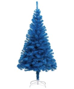 Umjetno božićno drvce sa stalkom plavo 150 cm PVC