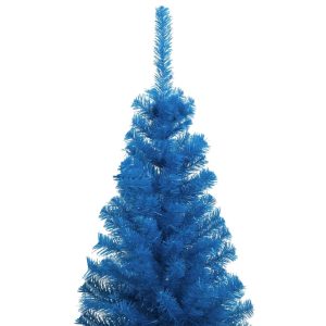 Umjetno božićno drvce sa stalkom plavo 180 cm PVC