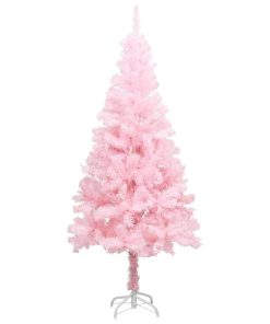 Umjetno božićno drvce sa stalkom ružičasto 150 cm PVC