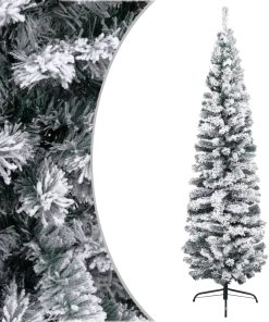 Usko umjetno božićno drvce LED s kuglicama zeleno 240 cm