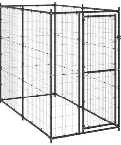 Vanjski kavez za pse čelični 110 x 220 x 180 cm
