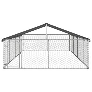 Vanjski kavez za pse s krovom 600 x 300 x 150 cm
