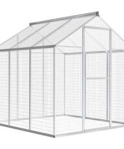 Vanjski kavez za ptice od aluminija 183 x 178 x 194 cm