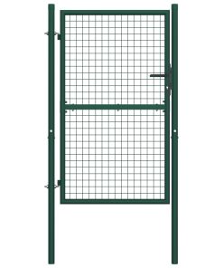 Vrata za ogradu čelična 100 x 150 cm zelena