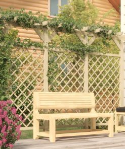 Vrtna rešetkasta ograda s pergolom 300x50x200 cm od borovine