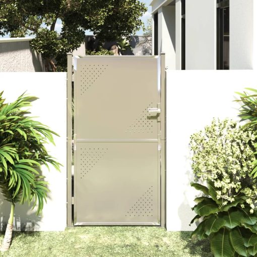 Vrtna vrata 100 x 180 cm od nehrđajućeg čelika