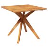 Vrtni stol 85 x 85 x 75 cm od masivnog bagremovog drva
