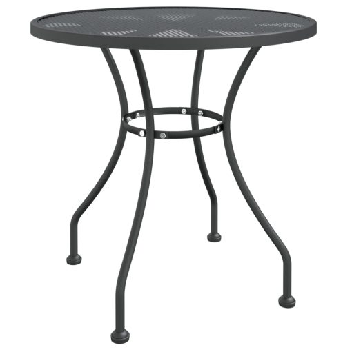 Vrtni stol od ekspandirane metalne mreže Ø 80 x 72 cm antracit