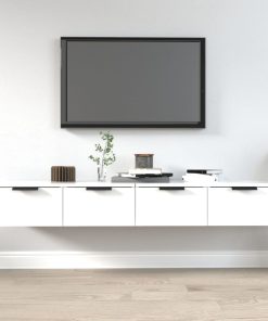 Zidni ormarići 2 kom bijeli 68 x 30 x 20 cm konstruirano drvo
