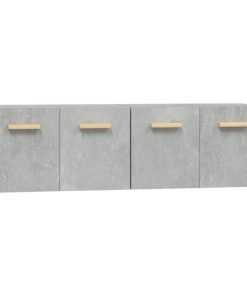 Zidni ormarići 2 kom boja siva betona 60x36