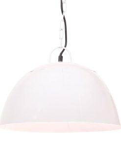 Industrijska viseća svjetiljka 25 W bijela okrugla 41 cm E27