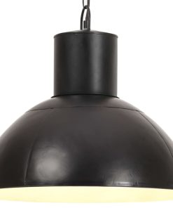 Viseća svjetiljka 25 W crna okrugla 48 cm E27