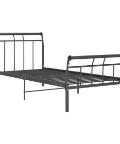 Okvir kreveta crni metalni 90 x 200 cm