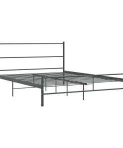 Okvir za krevet bez madraca sivi metalni 140 x 200 cm