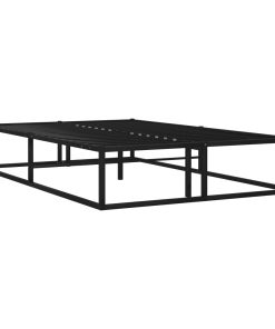 Okvir za krevet crni metalni 120 x 200 cm