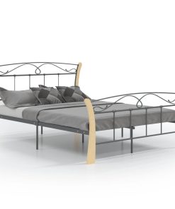 Okvir za krevet crni metalni 120 x 200 cm
