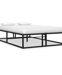 Okvir za krevet crni metalni 120 x 200 cm
